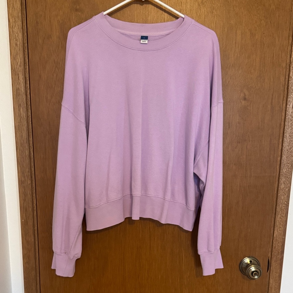 Old Navy Light Purple Crewneck Top